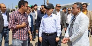 محافظ كفر الشيخ يتفقد أعمال الرصف بالطريق الدولي بالرياض | صور ـ موقع الآن نيوز