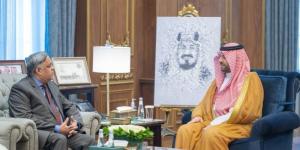 أمير الحدود الشمالية يستقبل سفير الهند لدى المملكة - موقع الآن نيوز