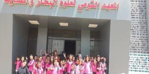طلاب المدارس التجريبية يزورون فرع المعهد القومى لعلوم البحار والمصايد لخليجى السويس والعقبة - موقع الآن نيوز