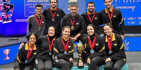 مصر تحصد 8 ميداليات ببطولة شمال إفريقيا لتنس الطاولة في تونس ـ موقع الآن نيوز