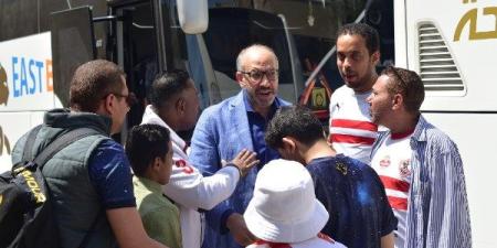 جماهير الزمالك تتحرك صوب برج العرب.. والمندوه يتابع تجهيزات النقل ـ موقع الآن نيوز