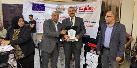 نقابة البناء والأخشاب تختتم مشروع تحسين التشغيل الذاتي للشباب في أسيوط ـ موقع الآن نيوز