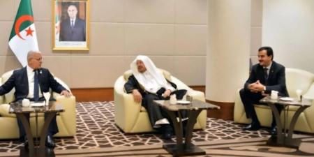رئيس مجلس الشورى ونظيره الجزائري يبحثان عدد من الموضوعات - موقع الآن نيوز