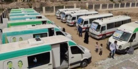 الكشف الطبي على 1467 شخصا ضمن قافلة طبية مجانية في قلين بكفر الشيخ ـ موقع الآن نيوز