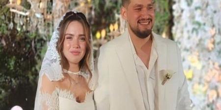 «صور».. رنا رئيس تحتفل بزفافها على «يسرى على» - موقع الآن نيوز