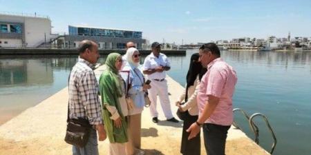 محافظ الإسماعيلية يتابع جهود إدارة البيئة في متابعة المنشآت المقامة على بحيرة التمساح لتقليل مصادر التلوث البيئي - موقع الآن نيوز