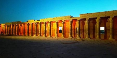 إضاءة معبد فيله احتفالا باليوم العالمى لأنيميا البحر المتوسط ..شاهد ـ موقع الآن نيوز