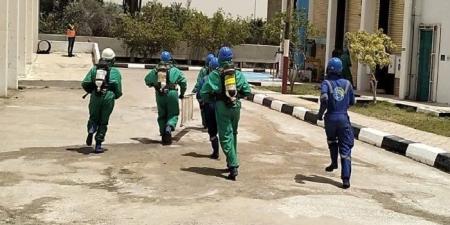 لرفع جاهزية فرق الطوارئ.. تنفيذ سيناريو محاكاة لمواجهة تسريب غاز الكلور بمحطة مياه 2 بدمنهور - موقع الآن نيوز
