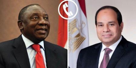 الرئيس السيسي ونظيره الجنوب أفريقي يبحثان سبل تعزيز الأمن والاستقرار في القارة - موقع الآن نيوز