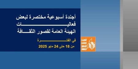 قوافل لدعم الموهوبين ولقاءات للاحتفاء برموز الأدب وعروض مسرحية بالمحافظات ـ موقع الآن نيوز