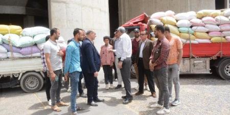 جولة ميدانية مفاجئة.. محافظ الغربية يتفقد مواقع تخزين القمح بطنطا ـ موقع الآن نيوز