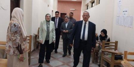 نائب رئيس جامعة بنها تواصل تفقد سير امتحانات الفصل الدراسي الثاني ـ موقع الآن نيوز