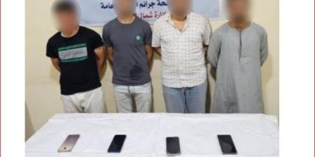 الداخلية تضبط عصابة النصب على عملاء البنوك في المنيا - موقع الآن نيوز