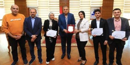 المركز الأول دوليًا.. جامعة كفر الشيخ تكرم فريق الذكاء الاصطناعي |صور ـ موقع الآن نيوز