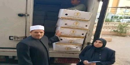 توزيع 2 طن لحوم من مشروع لحوم صكوك الإطعام على الأسر الأولى بالرعاية بالشرقية - موقع الآن نيوز
