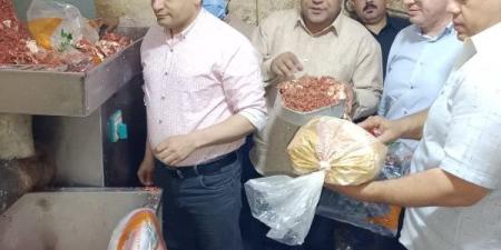 ضبط منشأة مخالفة لتصنيع السجق وبحوزتها 3 أطنان غير صالحة للاستهلاك الآدمي بكرداسة ـ موقع الآن نيوز