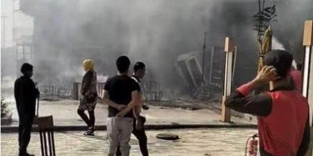 السيطرة على حريق داخل كافيه في وصلة دهشور بـ6 أكتوبر - موقع الآن نيوز