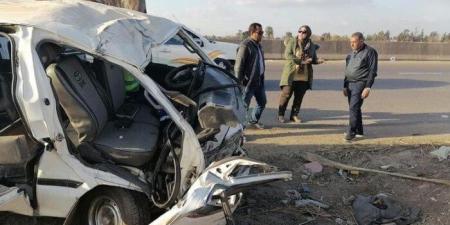إصابة 14 شخصًا في انقلاب ميكروباص أعلى محور الضبعة - موقع الآن نيوز