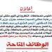 1200 فرصة عمل بالملتقى التوظيفي لأبناء محافظة دمياط ـ موقع الآن نيوز