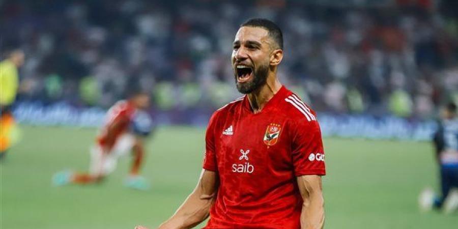 عمرو السولية يحرز الهدف الثاني للأهلي في شباك بتروجيت ـ موقع الآن نيوز