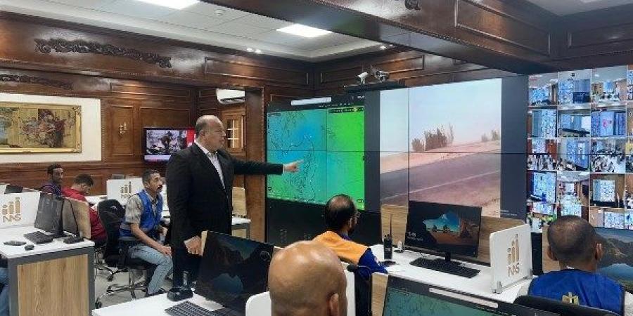 متابعة تطورات الطقس من مركز السيطرة بقنا ـ موقع الآن نيوز