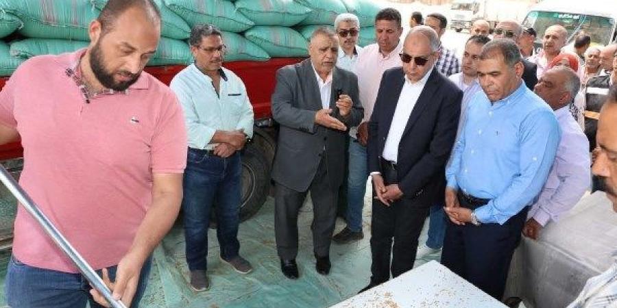 محافظ المنيا يتابع انتظام توريد القمح في صومعة نفرتيتي ـ موقع الآن نيوز