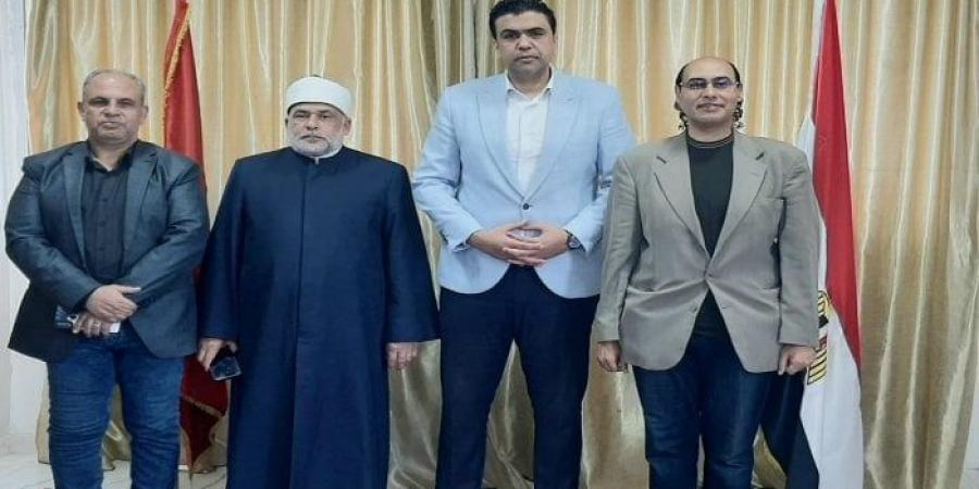 مدير الشباب والرياضة ببورسعيد يستقبل وفد بيت العائلة المصرية - موقع الآن نيوز