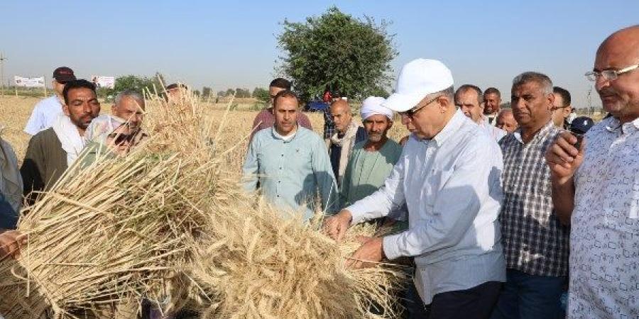محافظ المنيا يتابع منظومة توريد القمح من صومعة البهنسا ببنى مزار ـ موقع الآن نيوز