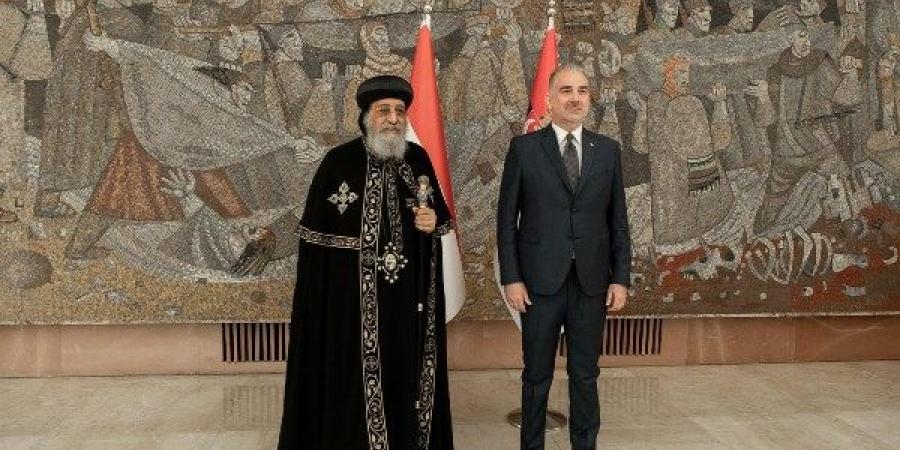 البابا تواضروس يلتقي مسؤول التعاون مع الكنائس في صربيا ـ موقع الآن نيوز