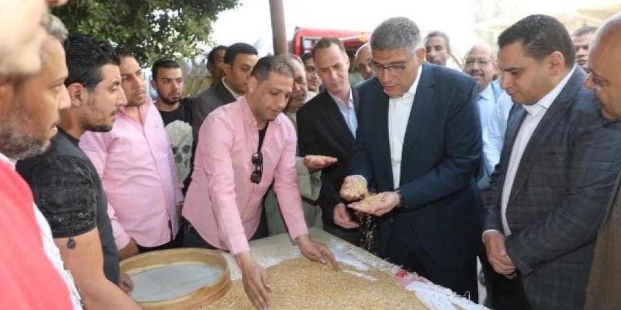 محافظ الجيزة: توريد 44 ألف طن قمح بالصوامع والشون حتى الآن ـ موقع الآن نيوز