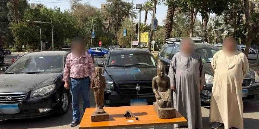 آثار مضروبة.. شخصان يحاولان النصب على آخر بالقاهرة ـ موقع الآن نيوز