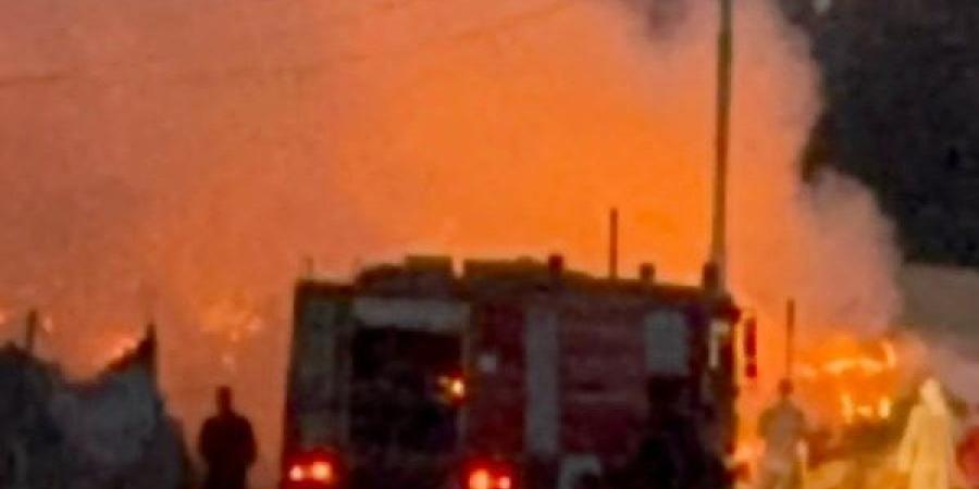 ماس كهربائي.. إخماد حريق بكسارة بلاستيك في الغربية ـ موقع الآن نيوز