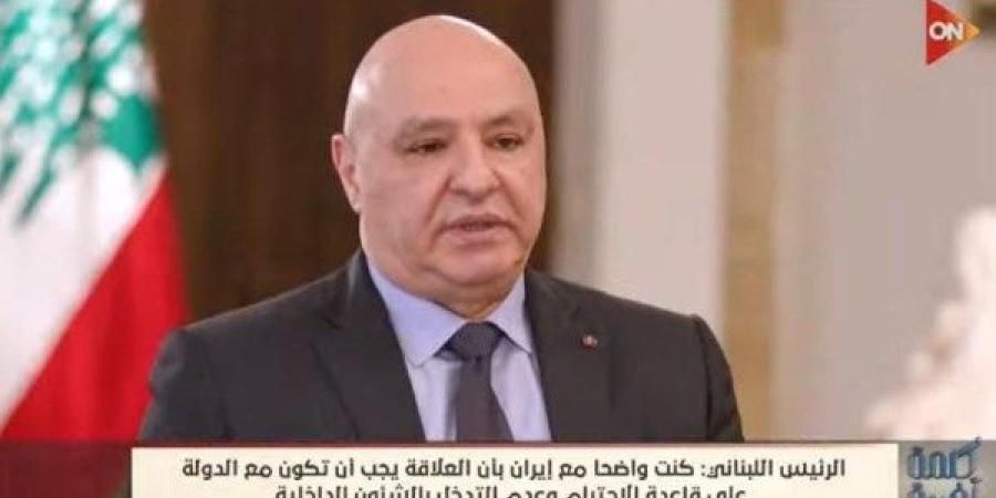 جوزيف عون عن زيارته للقاهرة غدا: سأناقش مع الرئيس السيسي العديد من الملفات ـ موقع الآن نيوز
