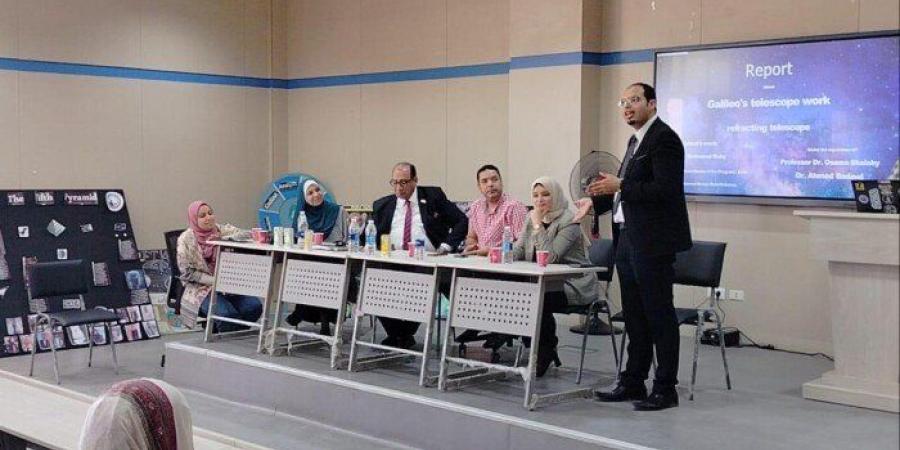 يوم علمي بكلية علوم الملاحة وتكنولوجيا الفضاء «بجامعة بني سويف الأهلية» - موقع الآن نيوز