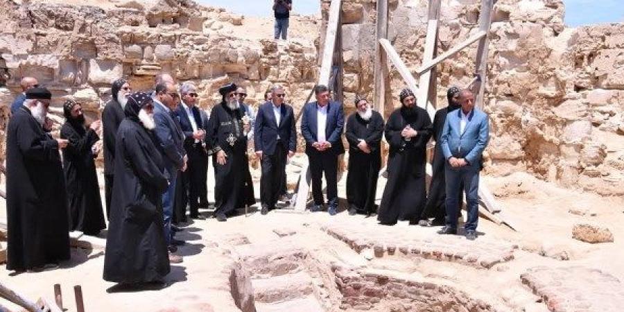 البابا تواضروس يتفقد منطقة "أبو مينا" الأثرية بالإسكندرية | صور ـ موقع الآن نيوز