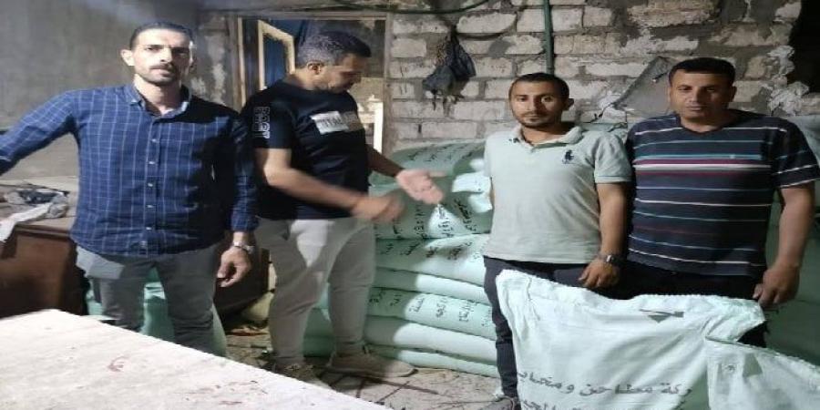 إحباط محاولة تهريب طن ونصف دفيق مًدعم للسوق السوداء بإيتاي البارود - موقع الآن نيوز