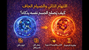 صيام الدماغ والجسم: الدليل العلمي الشامل لفهم آلية الالتهام الذاتي وكيف يمكن لتوقيت الوجبات أن يجدد خلاياك ويحارب الشيخوخة