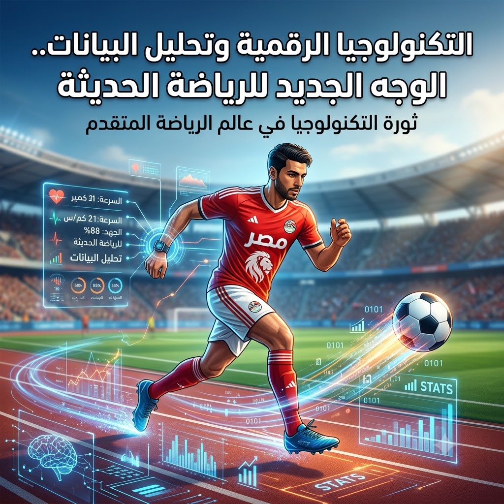 التكنولوجيا الرقمية وتحليل البيانات.. الوجه الجديد للرياضة الحديثة