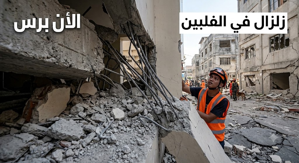 زلزال بقوة 5.8 درجة يضرب سواحل الفلبين دون خسائر بشرية أو مادية